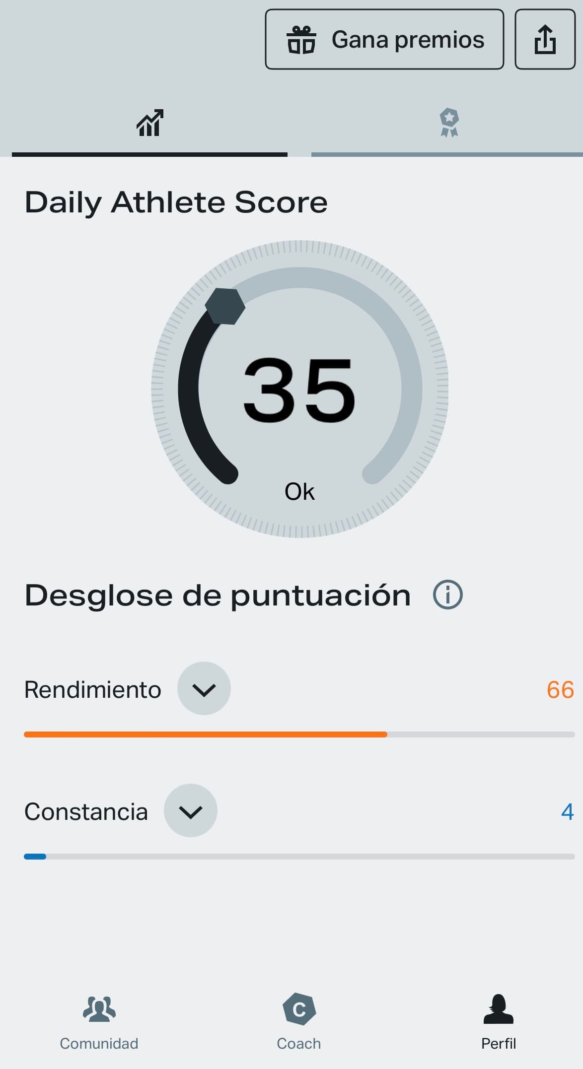 Freeletics - Daily Athlete Score